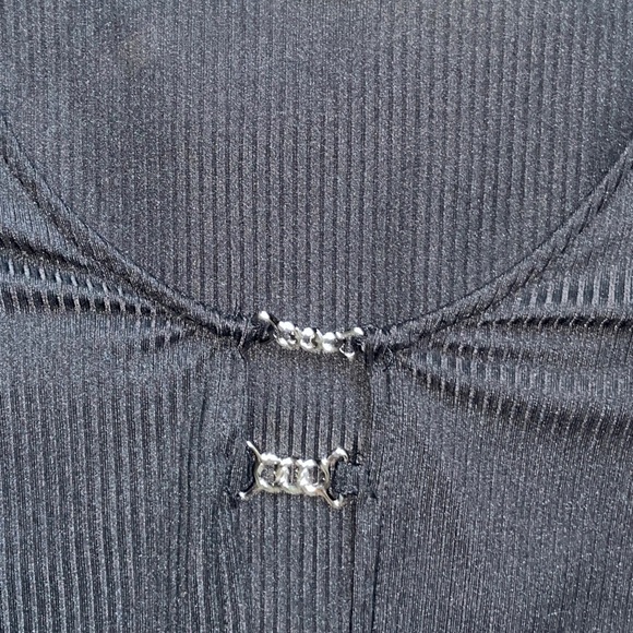 JUST POLLY Open Front Top Sz Large - Picture 3 of 4